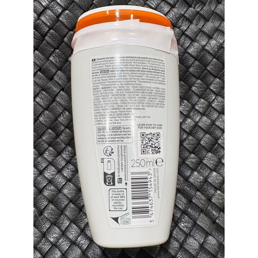 Kérastase - NWT Nutritive Bain Satin Riche Shampoo, 250 ml (8.5 fl oz) - Picture 5 of 14